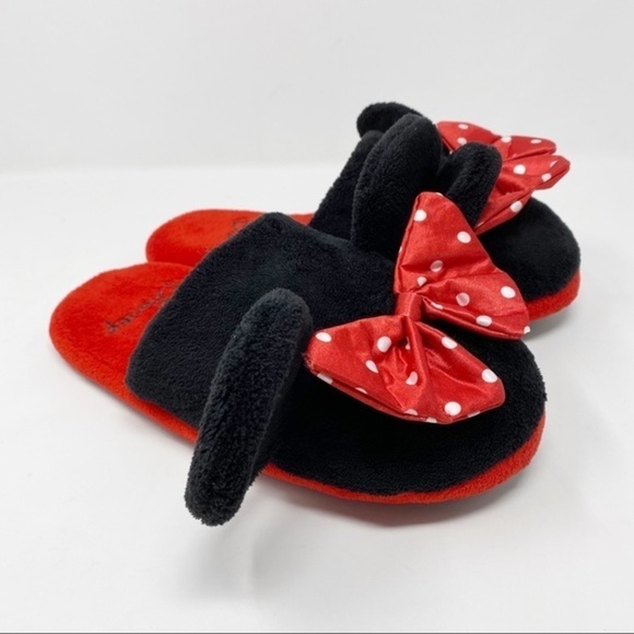 Disney Minnie Mouse Slippers Women’s L/XL - Picture 1 of 6
